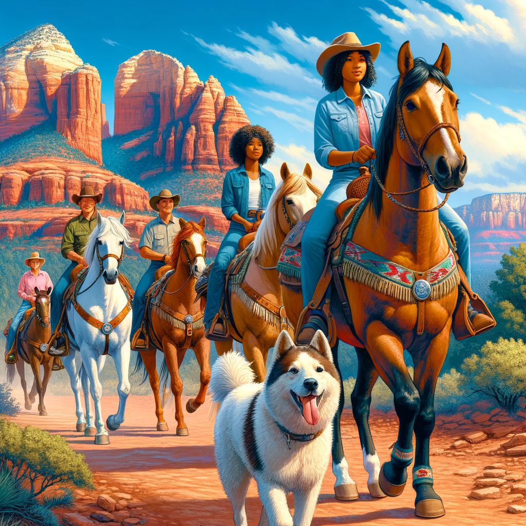 Horseback Riding with Your Dog: Cactus Jack's Trail Rides