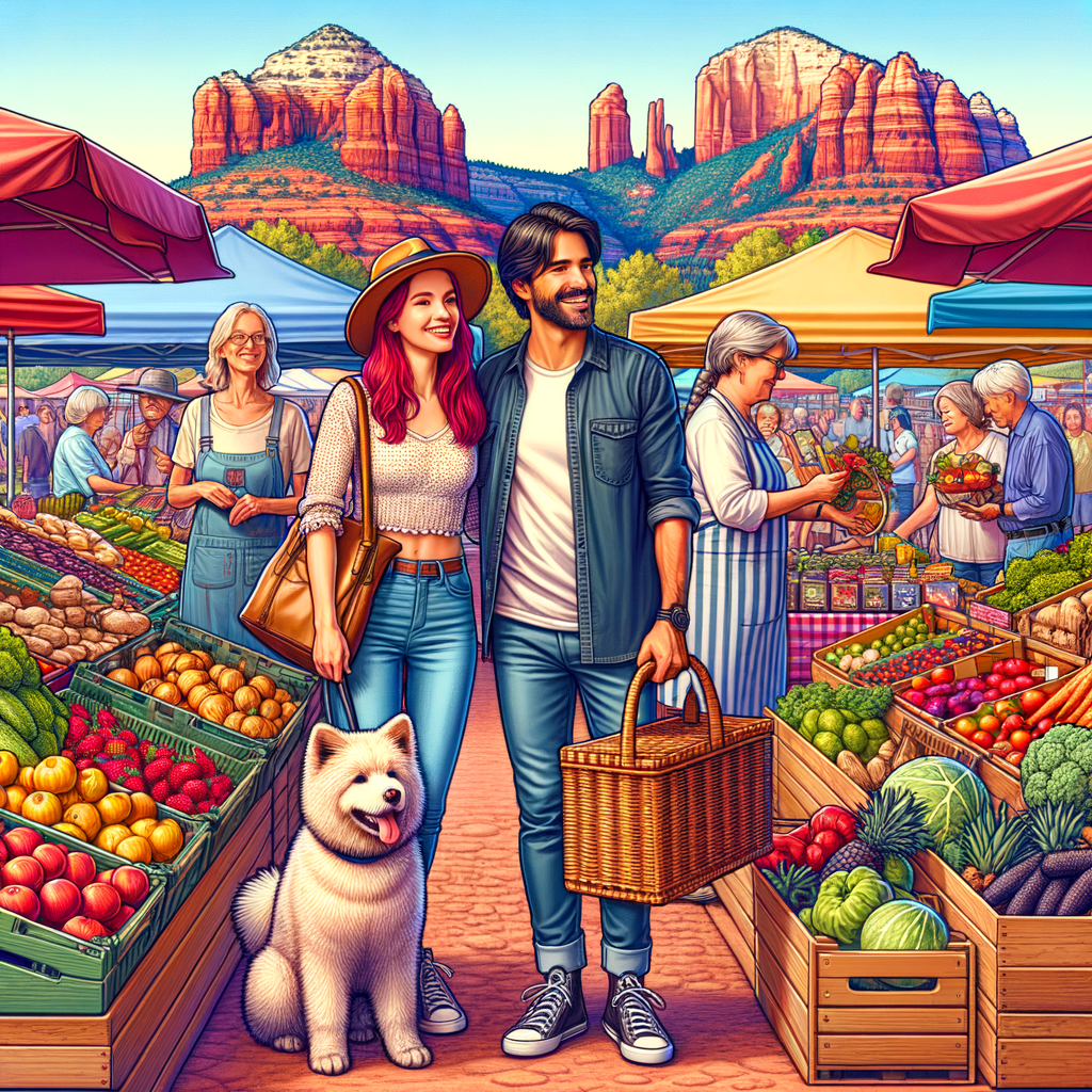 Shopping at Sedona Farmer's Market: Local Treats with Your Dog