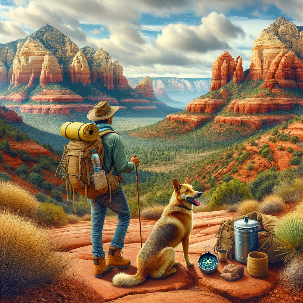 Survival Skills Training with Your Dog in Sedona's Wilderness