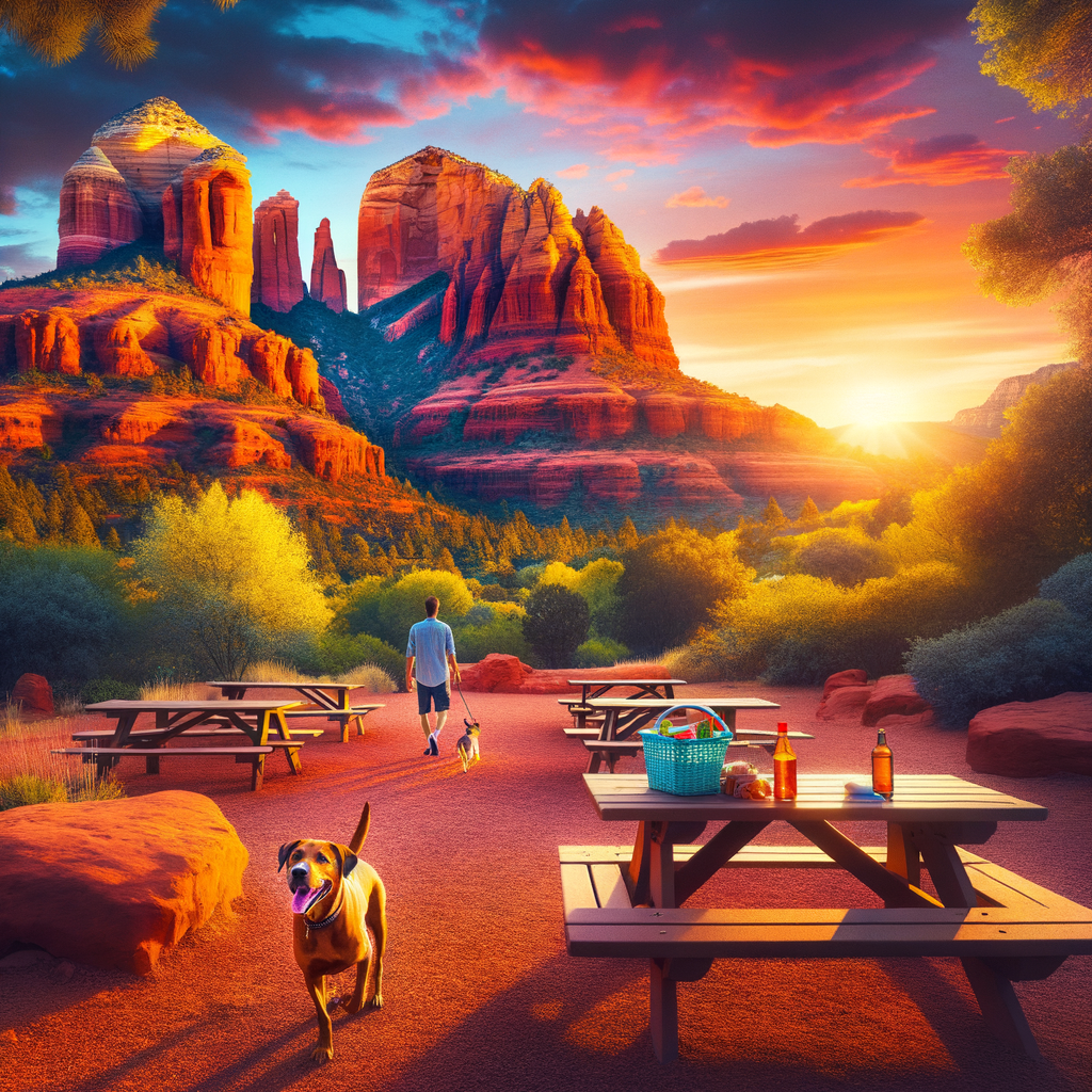 Enjoy a Peaceful Sunset with Your Pet at Crescent Moon Picnic Area