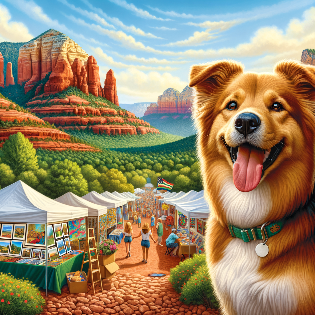 Dog-Friendly Fun at Sedona Arts Festival